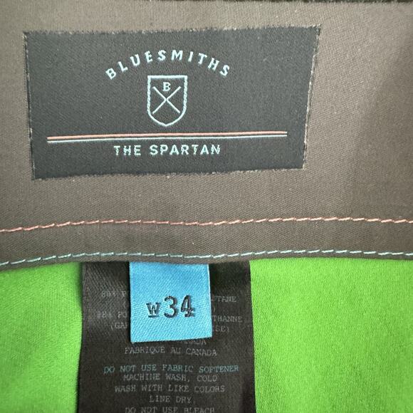 Bluesmiths Board Shorts Mens 34 Green The Spartan Standard 11” Inseam Stretch - Picture 7 of 13